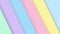 Pastel color palette green purple blue pink yellow paper cut