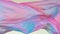 Pastel color transparent silk fabric flowing by wind, super slow motion