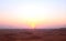 Pastel colored desert sunrise in Riyadh, Saudi Arabia