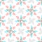 Pastel Colored Geometric Shapes Repeat Pattern With Windmill Shaped Design