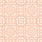 Pastel Colored Monochrome Coral Tie Dye Shibori Kaleidoscope Mirrored Square Tile Background Vector Seamless Pattern