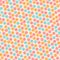 Pastel colored pink chaotic striped dots and spots abstract seamless pattern, vector
