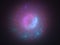 Pastel colored space nebula abstract background