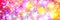 Pastel Colorful bokeh light rainbow wallpaper. Blurry holographic unicorn banner background