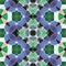 Pastel colors kaleidoscope mosaic seamless pattern texture background