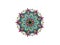 Pastel colors mandala ornament