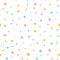 Pastel confetti repeating pattern