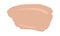 Pastel cosmetics product swatch flat icon Makeup strokes