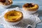 Pastel de Belem (Pastel de nata) Portuguese egg tart pastry