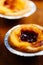 Pastel de nata, portuguese traditional creamy pastry. Pasteis de