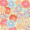 Pastel floral background