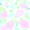 Pastel floral pattern gift paper