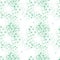 Pastel green on white abstract seamless pattern with matted thin lines and dots