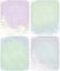 Pastel grunge background set isolated clipping