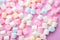 Pastel marshmallow assortment