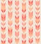 Pastel peach tribal Aztec arrows stripes