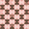Pastel Pink & Brown Semi Circles Seamless Pattern