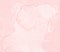 Pastel pink watercolor abstract background, stain, splash of paint, stain, divorce.