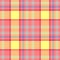 Pastel pink yellow blue checkered diamond tartan plaid seamless pattern texture