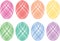 Pastel Plaid Easter Eggs