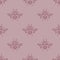 Pastel seamless stag beetles pattern background