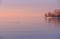 Pastel shades of dawn on Lake Ontario and Mystic Point