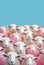 Pastel Sheep Parade. A Dreamy Delight for Kids\\\' Serene Space