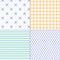 Pastel small vector geometric patterns