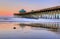 Pastel Sunrise On Folly Beach Pier In Charleston South Carolina