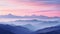 Pastel Sunrise in the Mountains