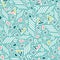 Pastel tribal abstract seamless repeat pattern