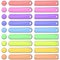 Pastel web buttons