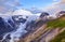 Pasterze glacier and Johannisberg summit, Grossglockner road