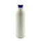 Pasteurized milk bottle white background with Clipping Path