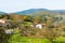 Pastoral landscape of Asturian village. Asturias