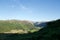 Pastoral mountain valley on a summer evening Lake District, England