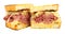 Pastrami Reuben Sandwiches Isolated On A White Background
