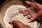 Pastry making - Bread kneading - Flour and water