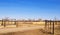 Pasture Gate in a Desolate Prairie Area