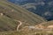 Pastures on the slopes nearby Egribel Pass in Giresun