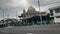 Pasuruan, April 11, 2022: Sukorejo Grand Mosque, Pasuruan, East Java.  magnificent roadside mosque