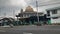 Pasuruan, April 11, 2022: Sukorejo Grand Mosque, Pasuruan, East Java.  magnificent roadside mosque