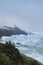 Patagonian landscape with glacier and lake. Perito Moreno