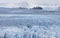 Patagonian landscape. Glacier and snow mountains.