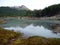 Patagonian landscape in tierra del fuego in argentina