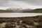 Patagonian landscape. Torres del Paine peaks. Chile