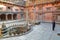 PATAN, NEPAL - DECEMBER 21, 2014: Courtyard of Mul Chowk Royal Palace with a Royal Stepwell, Durbar Square