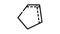 patch pocket for workwear line icon animation