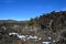 Patches of Snow in a Lava Field