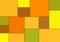 Patchwork background. Orange, brown and yellow